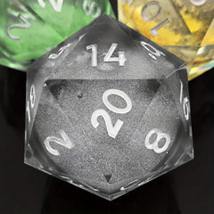 Large Liquid Core Quicksand Dice For RPG