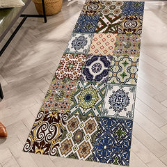 Boho Abstract Runner Rug Soft Anti-Fouling Hallway Kitchen Mat