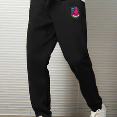 Stylish Print Sweatpants Men's Casual Drawstring Jogger Pants