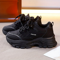 Women Chunky Dad Shoes Low Anti-slip Sneakers