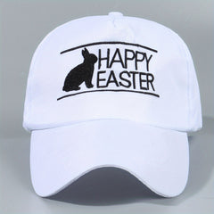 Easter Bunny Baseball Cap Embroidered Sun Hat Adjustable Dad Hats