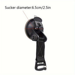 Reusable Rubber Suction Cup Hook for Car Side Ceiling