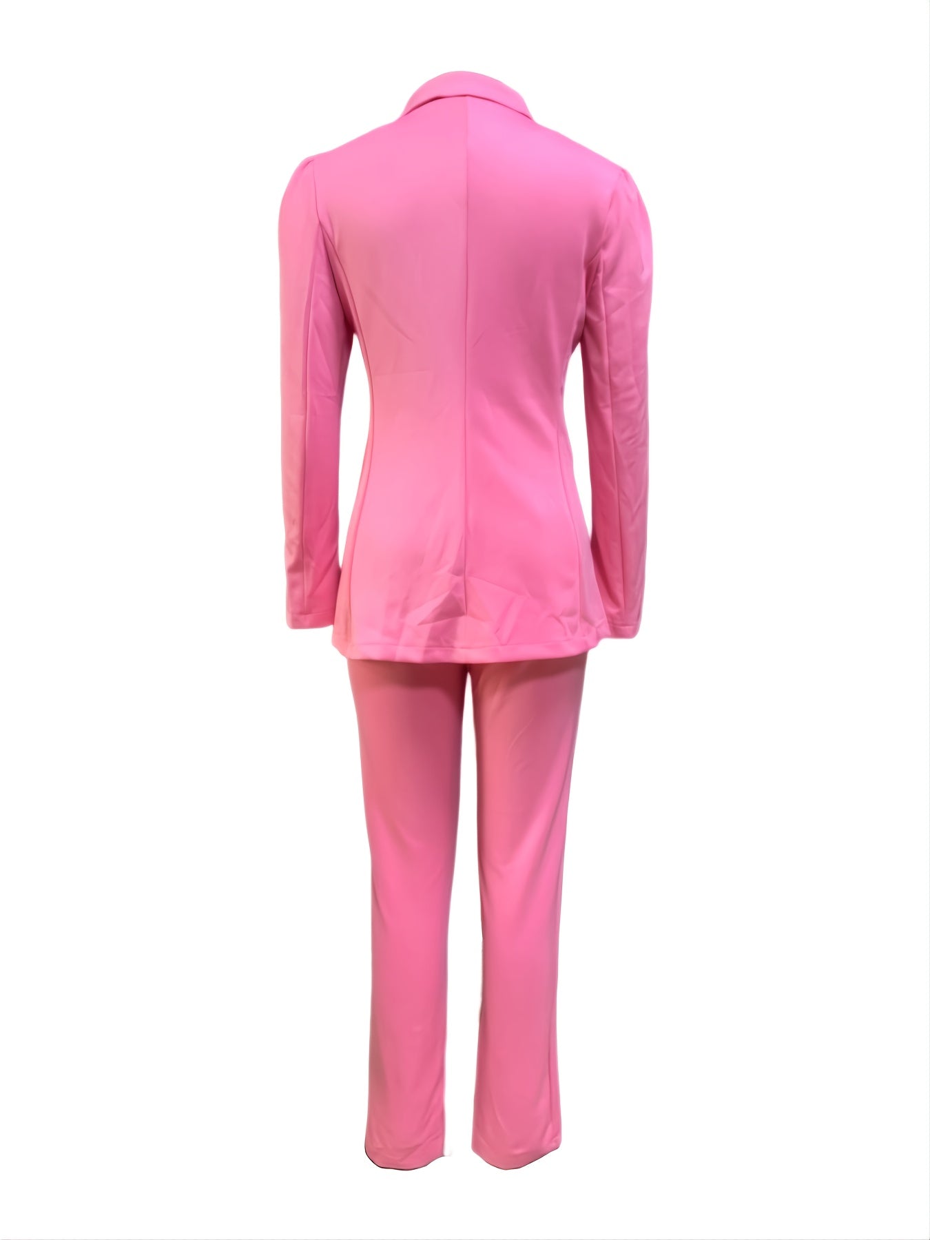 Women's Business Work Suit 2 Piece Outfits Blazer Jacket and Pencil Pant Sets