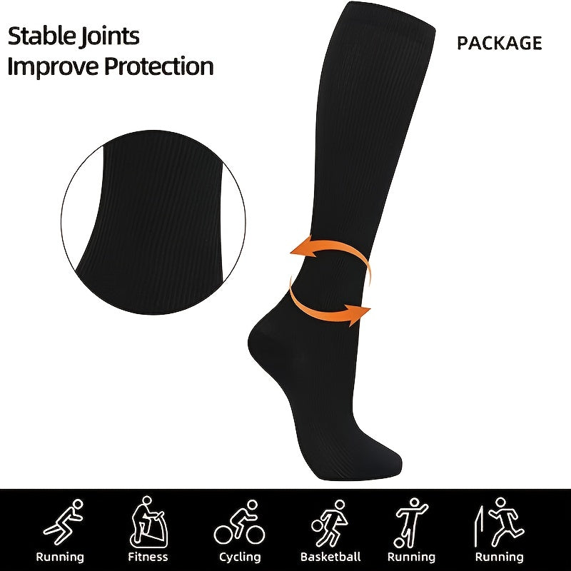 3 Pairs Compression Socks for Sports and Biking