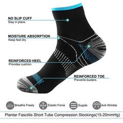 Men's Comp. Socks Breathable Comfortable Sweat Absorbing Sport Socks