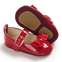 Baby Girls Mary Janes Shoes With Bowknot