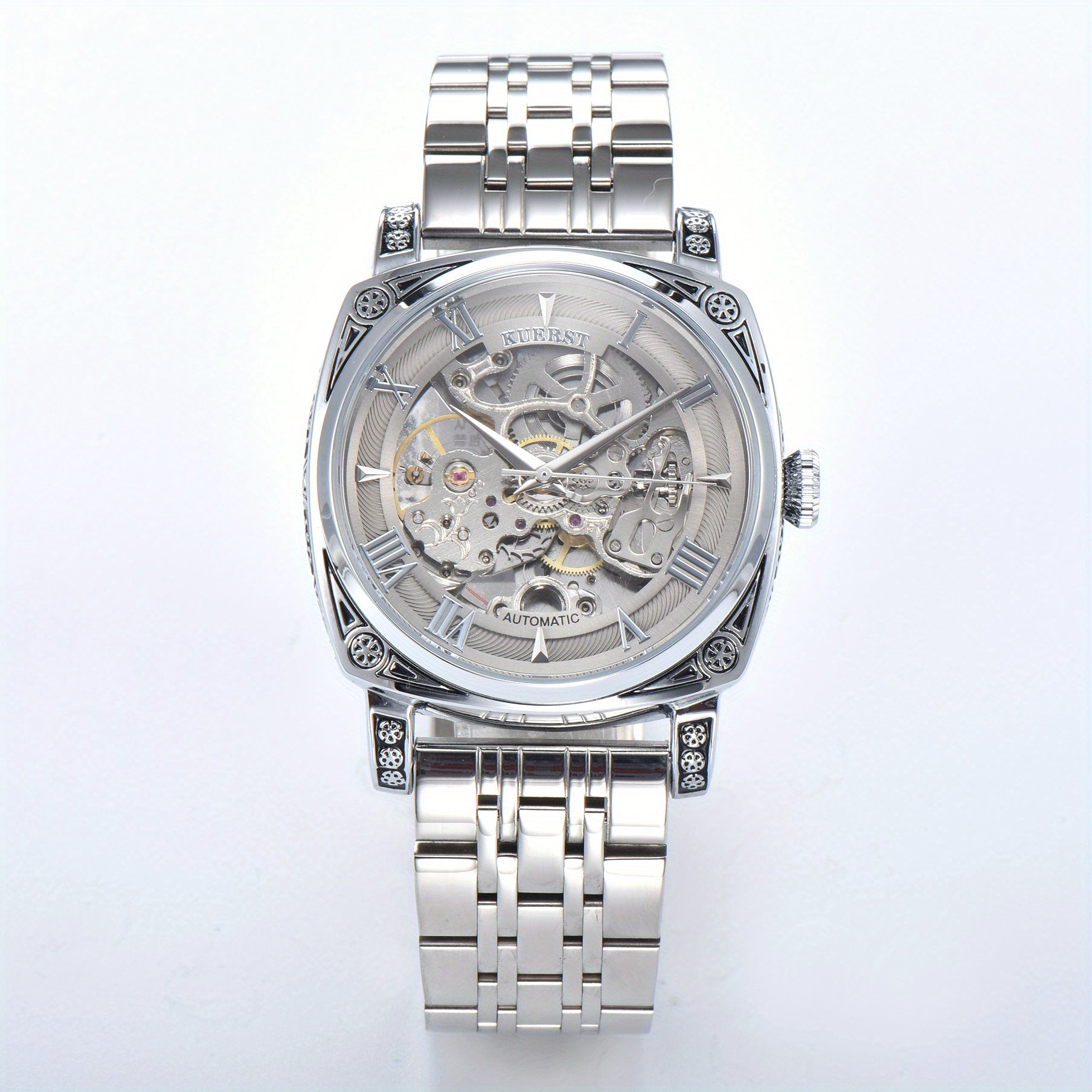 Clearance Promotion Steel Belt Automatic Mechanical Watch