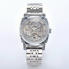 Clearance Promotion Steel Belt Automatic Mechanical Watch