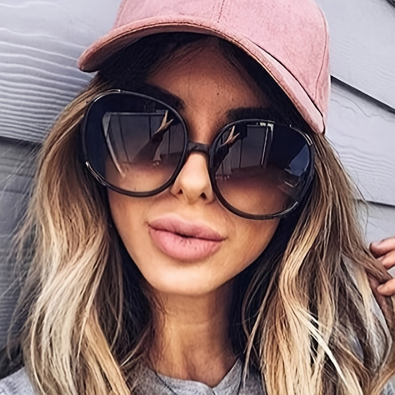 Vintage Round Frame Sunglasses for Women