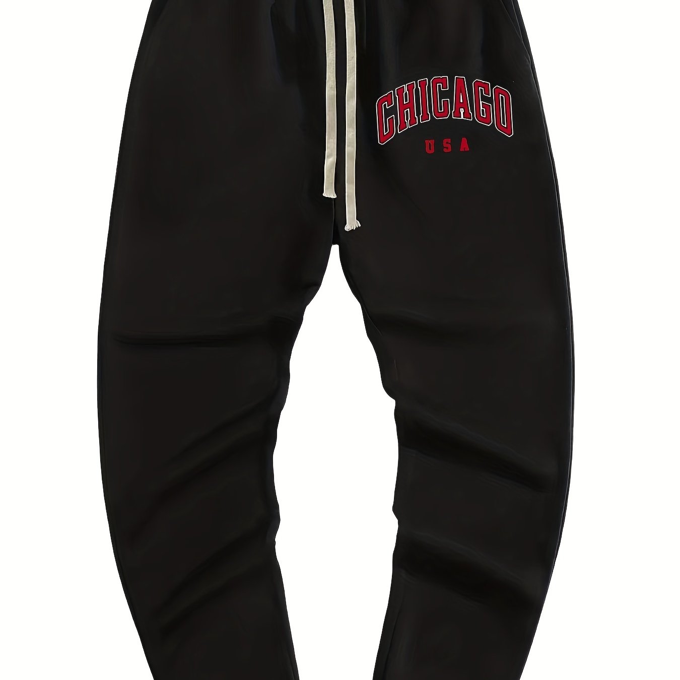 Chicago Men's Drawstring Sweatpants with Pockets