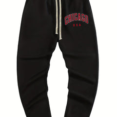 Chicago Men's Drawstring Sweatpants with Pockets