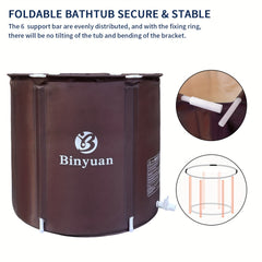 Portable Collapsible Bathtub Large Foldable Ideal For Hot Ice Bath