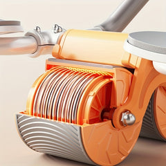 Ab Roller Wheel with Dual Wheels and Comfortable Handle