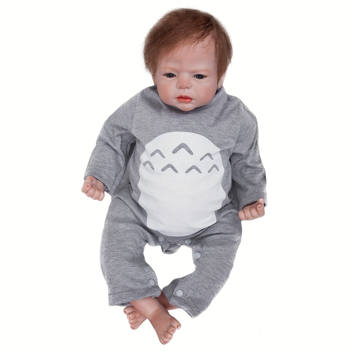 20" Realistic Newborn Baby Doll with Rooted Hair - Doll Toys for Kids