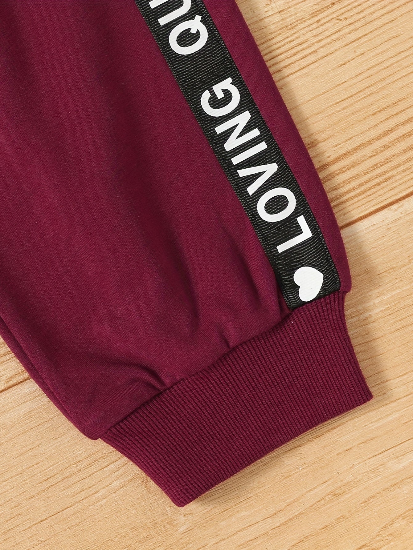 Kids Love Letter Hoodie Shirt and Pants Set Boys Girls Outfit