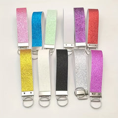 Fashionable PU Leather Key Chain Gift For Men & Women Bag Purse Wristlet