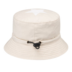 Boys Star Pattern Fisherman Hat, Adjustable Wide Brim