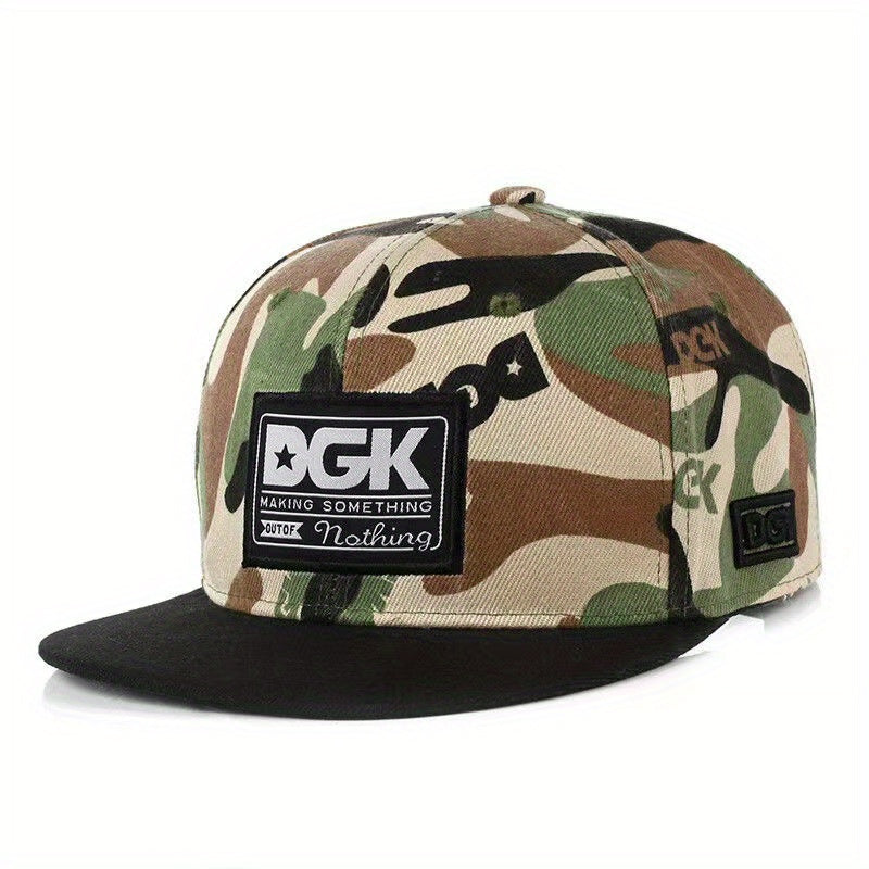 Men's Hip Hop Flat Brim Hat Sun Shade Golf Cap