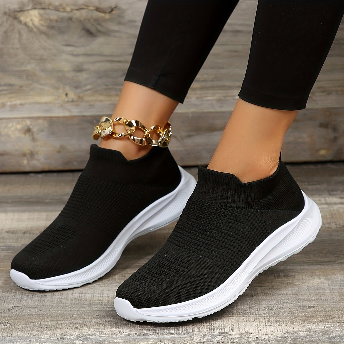 Women's Comfy Slip-On Walking Shoes Lightweight Low Top Sneakers