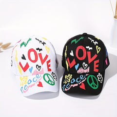 Graffiti Cartoon Baseball Cap Unisex Hip Hop Sun Hat