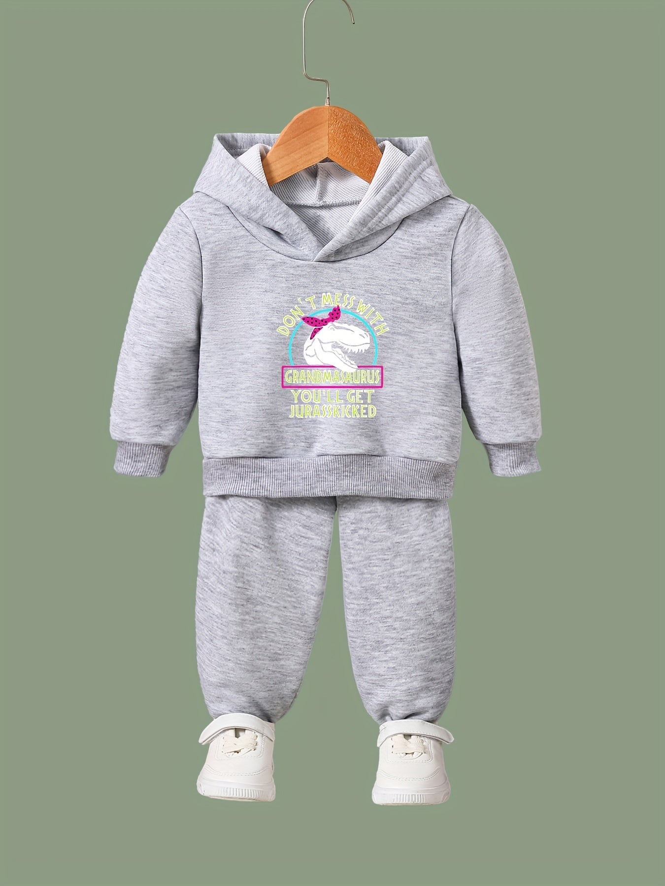 2pcs Girls Sports Outfits - Spring/Fall Outdoor Gift