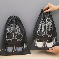 Portable Shoes Bag Drawstring Pouch Dustproof for Travel