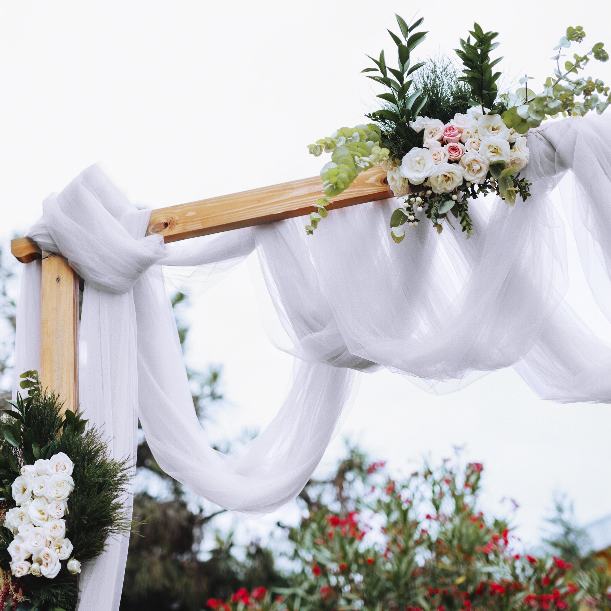 Tulle Fabric Roll for Wedding Decoration 54" x 20 Yards