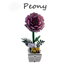 DIY 3D Wooden Puzzle Eternal Romance Flower Series Handcrafted Model