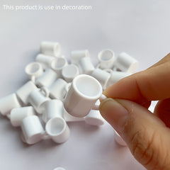 5pcs Resin Coffee Cup Charms for Dollhouse & Micro Landscape
