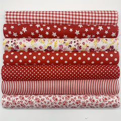 7pcs Flat Pattern Cotton Cloth for Quilting Sewing DIY