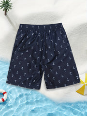 Boys Underwater Animals Print Surfing Shorts Swimming Trunks