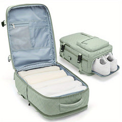 Travel Backpack With Independent Shoes Storage Men Women Schoolbag