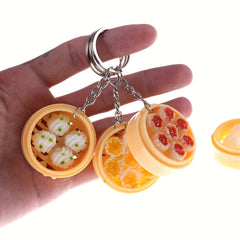 3pcs Food Steamer Key Chain Set Holiday Gift