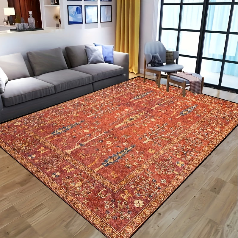 Boho Print Non-slip Rug Washable Carpet for Living Room Bedroom