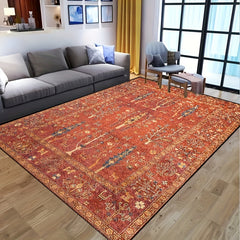 Boho Print Non-slip Rug Washable Carpet for Living Room Bedroom