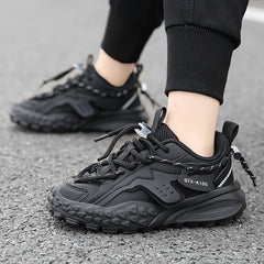 Boy's Chunky Shoes Soft Sole Sneakers For Kids Outdoor Activities