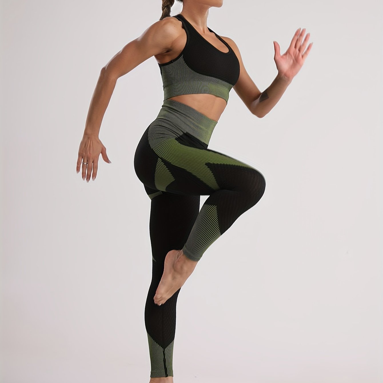 Block Activewear 2pcs Sports Bra & Leggings Set
