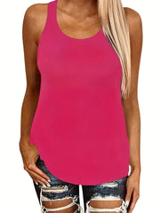 Women's Casual Sleeveless Tank Top for Summer