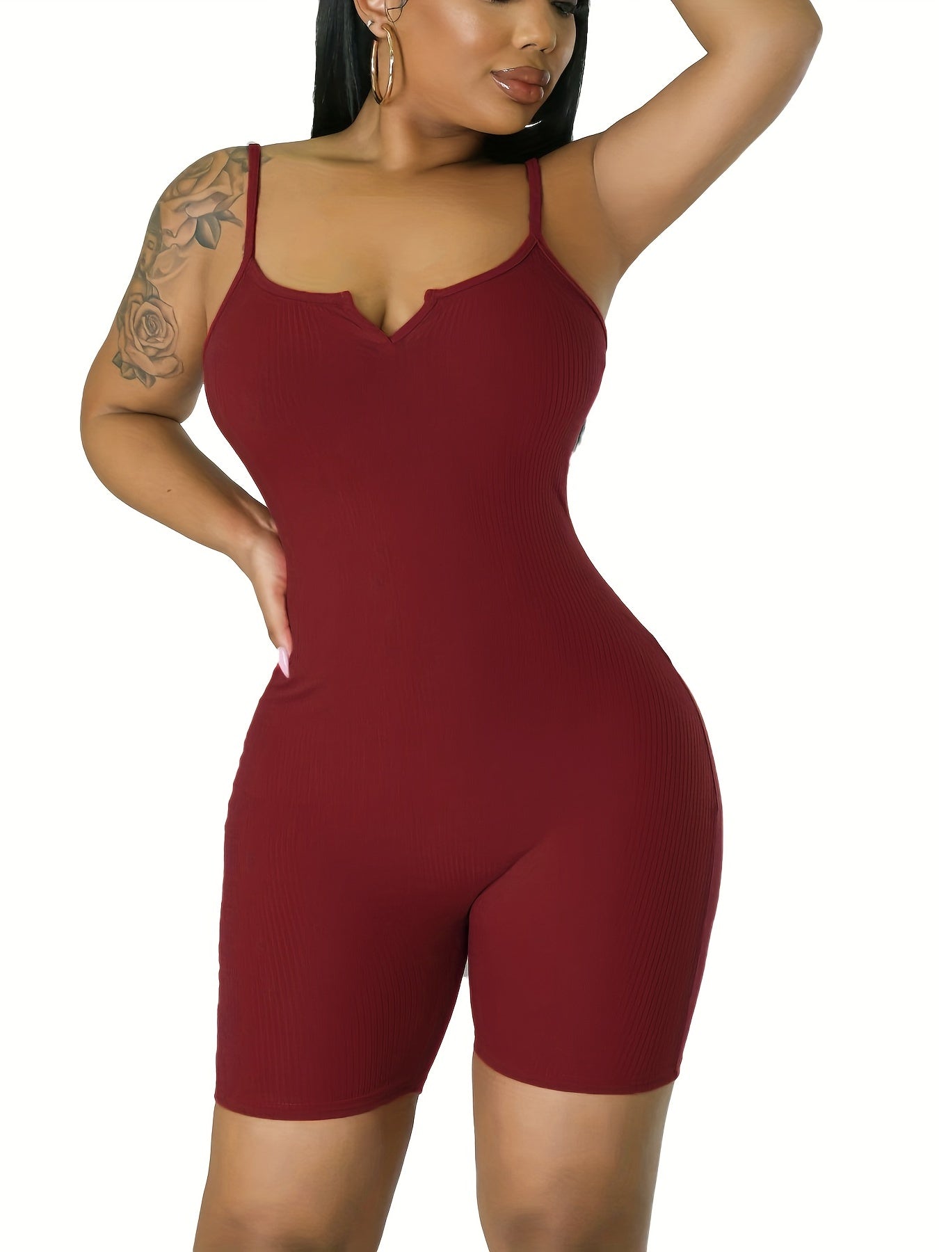 Sexy Spaghetti Jumpsuit Slim Short Summer Jumpsuit