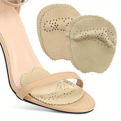 Breathable High Heel Ball of Foot Cushions - Sheepskin Non-slip Stickers