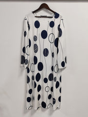 Women's Plus Polka Dot Print Maxi Dress