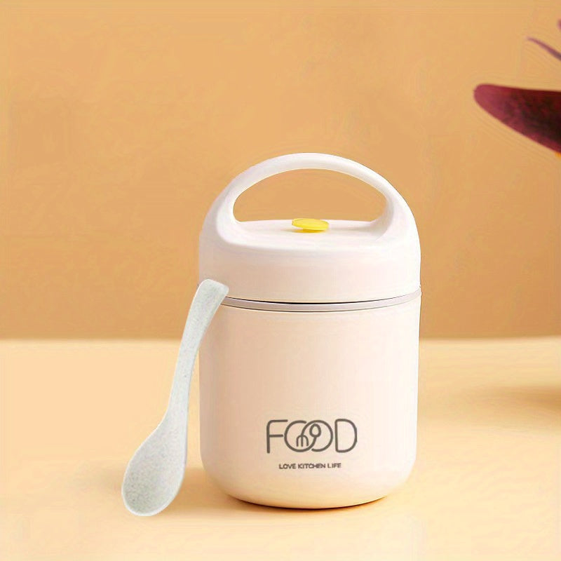 Stainless Steel Lunch Flask Vacuum Insulated Soup Cup Leak Proof