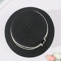 Casual Sunscreen Bucket Hat Band Decor Beach Hats For Women