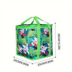 Portable Insulated Lunch Bag Waterproof Aluminum Foil Thickened Cooler Bag
