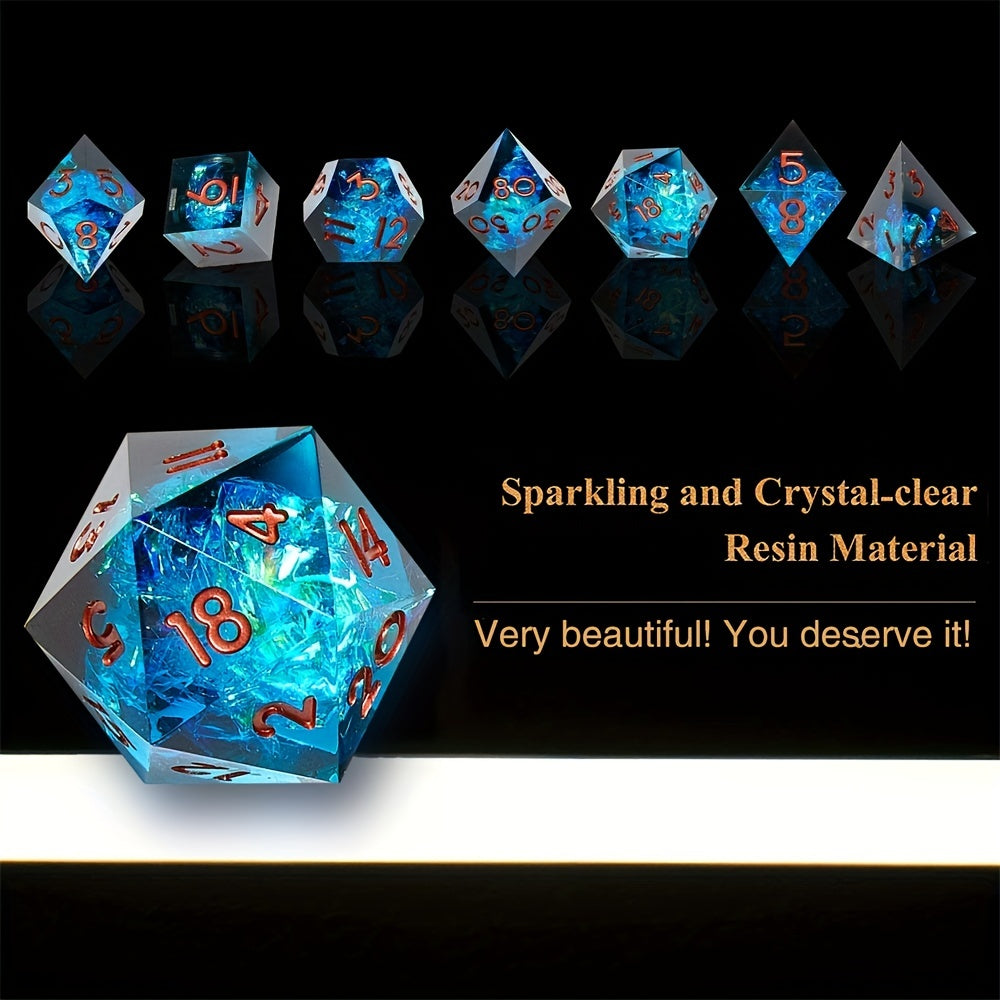 7pcs Polyhedral Dice Set for RPG Pathfinder Board Games