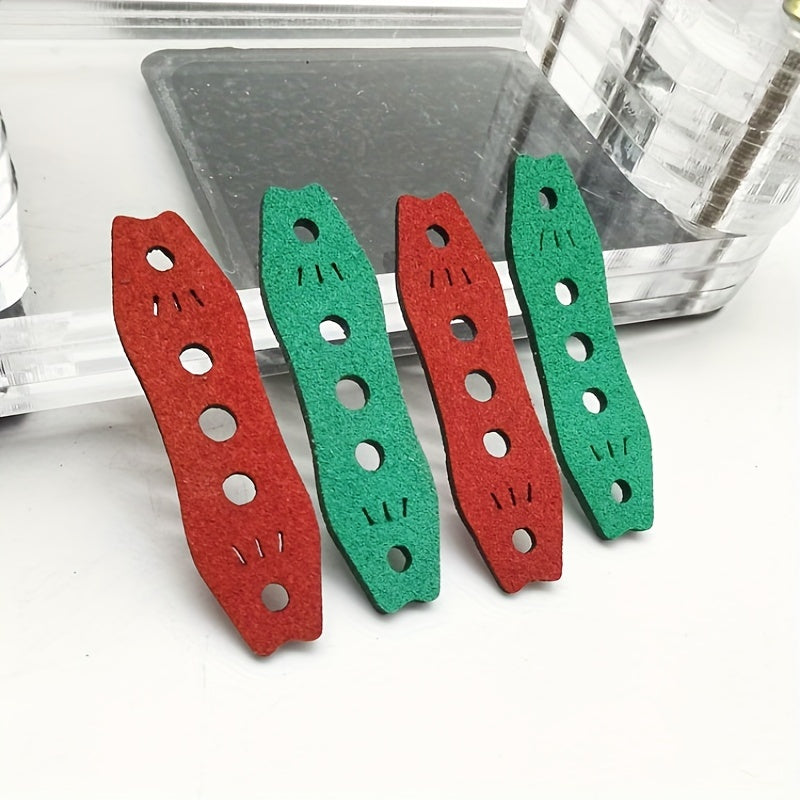 5pcs Slingshot Pouches Replacement Bands Anti Slip Microfiber Pouch 1 8mm Thick