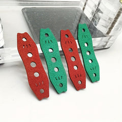 5pcs Slingshot Pouches Replacement Bands Anti Slip Microfiber Pouch 1 8mm Thick