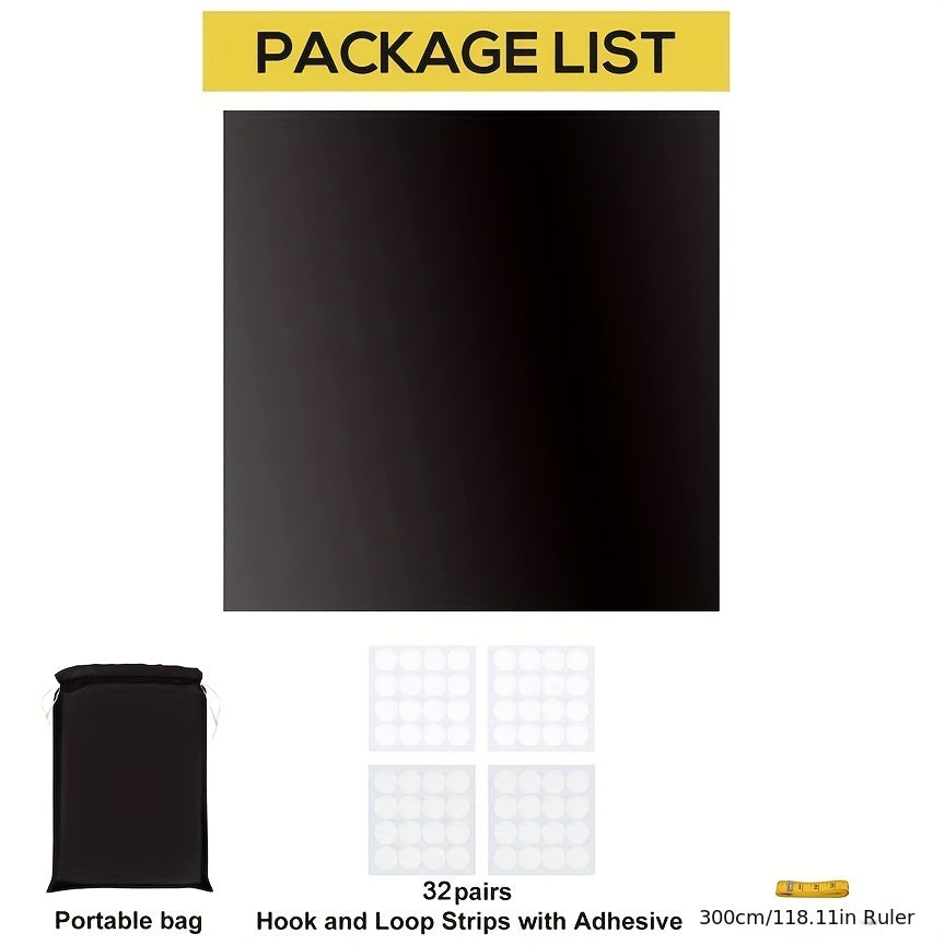 DIY Portable Travel Blackout Curtain - Home Decor
