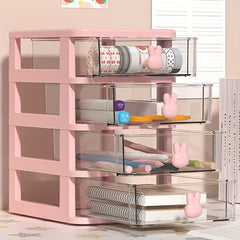 3 4 Layer Rabbit Desktop File Pen Holder Storage Box