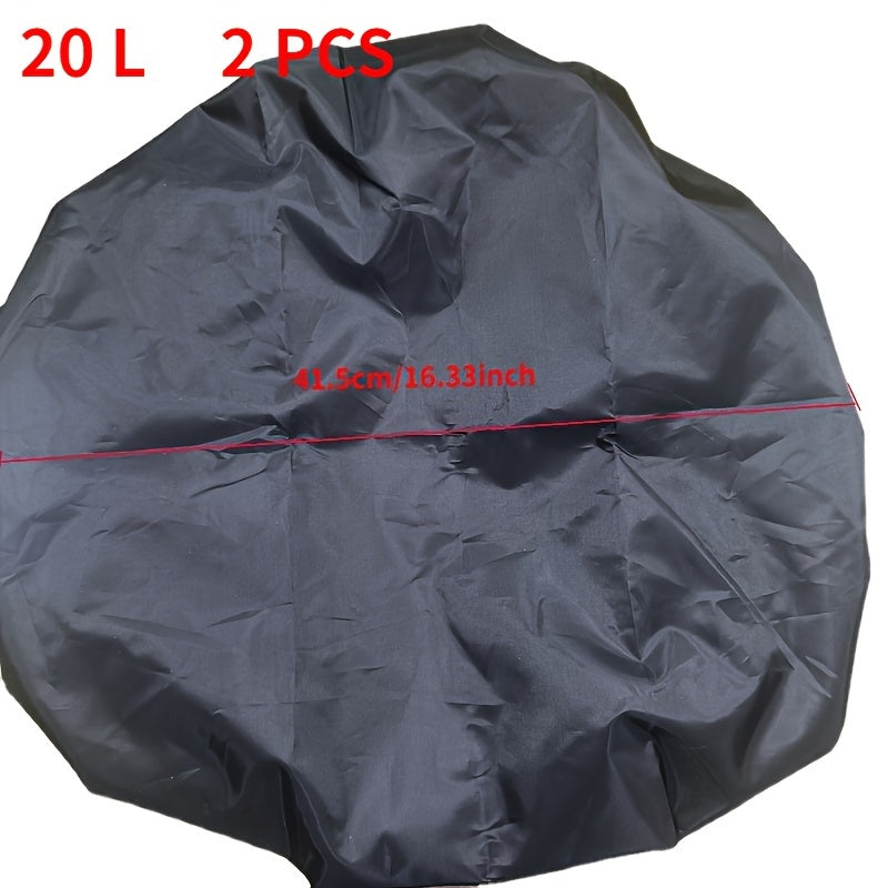 2pcs Waterproof Dust Proof Bag Covers for Outdoor Activities